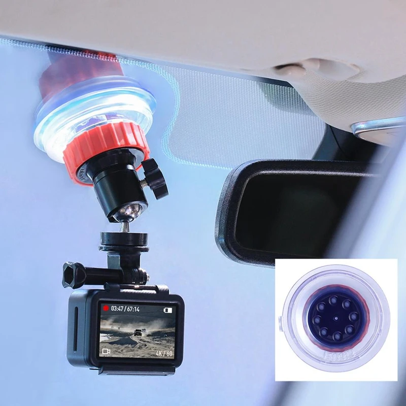 Ulanzi U-50 Экшн-камера присоска держатель для Dji Osmo экшн Gopro присоска держатель Автомобильный держатель крепление стекло присоска