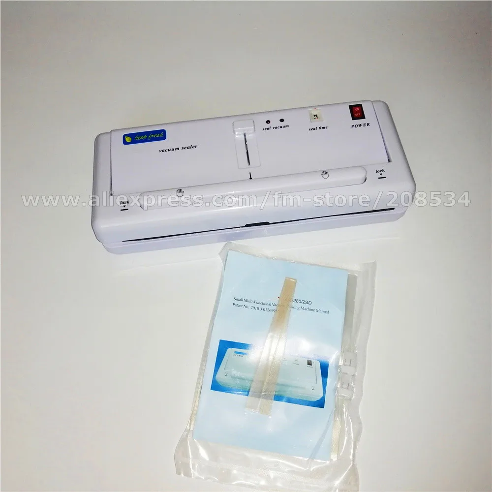 HL/FEDEX/EMS Бесплатная доставка! 220V/110V SINBO DZ-280 бытовой пищевой вакуумный упаковщик