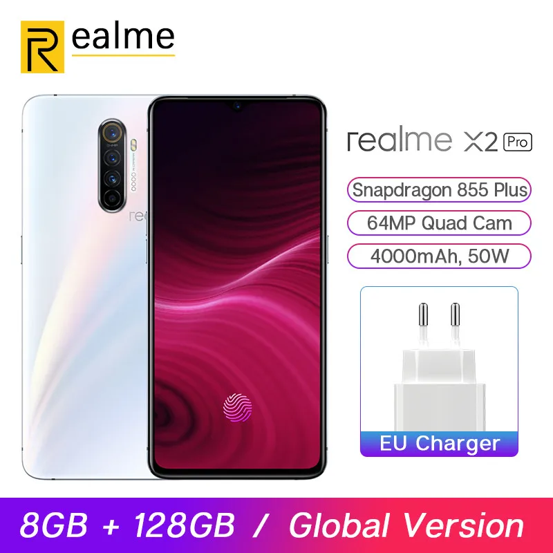 Смартфон Realme X2 Pro Snapdragon 855 Plus 8 ГБ 128 6 5 дюймов 64 мп 90 Гц|Смартфоны| |