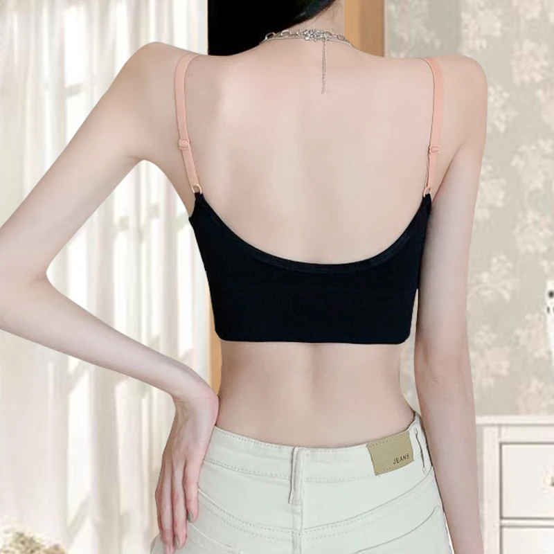 Underwear Women's Bras Tube Tops Fashion Push Up Comfort Bralette New Women's Tops Female Crop Top Rimless Sexy Lingerie