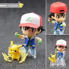 

Ash Ketchum Blastoise Charmander Bulbasaur 800 Cartoon Anime Pocket Action Figure PVC toys Collection figures for friends gifts
