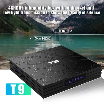 

QuadCore USB 3.0 4K HD Set Box 4GB RAM 32GB 64GB ROM Android 9.0 TV Box Home 2.4G / 5G Dual WIFI Smart Media Player