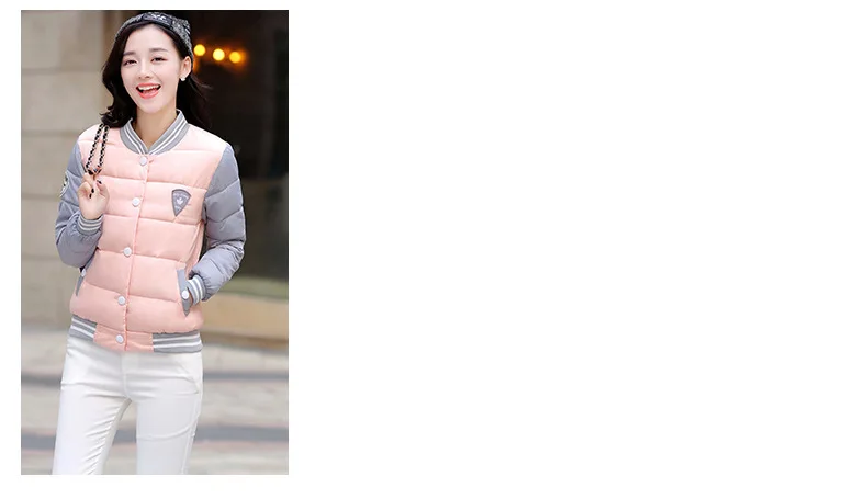 Winter New Style Korean-style Cotton-padded Clothes Women's Short Warm Slim Fit Slimming Baseball Cotton Coat