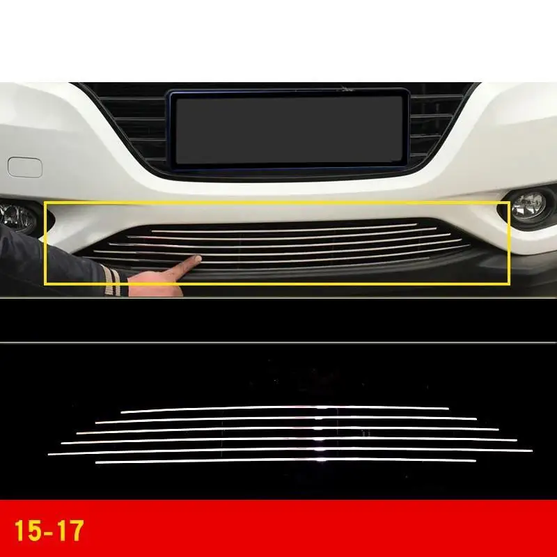 Модификация Automovil Стайлинг протектор Модернизированный автомобильный аксессуар аксессуары для автомобиля гоночные грили 15 16 17 для Honda Vezel