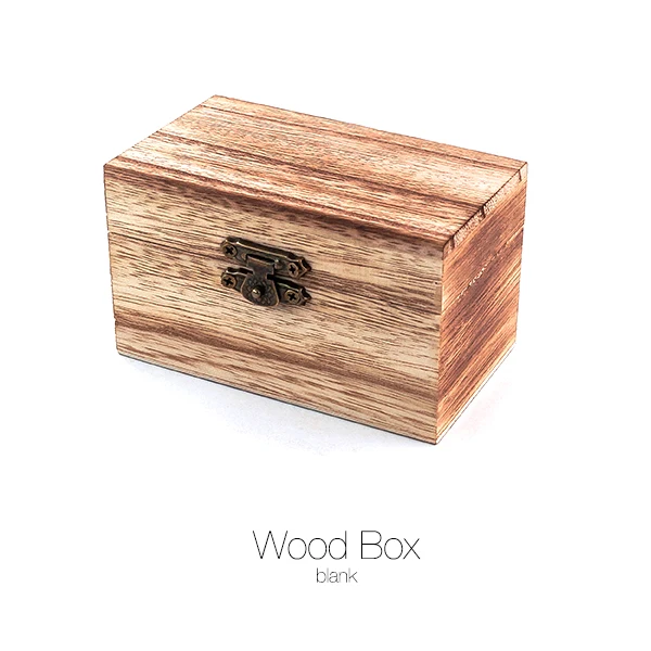 Wood box (Blank) Индивидуальные, деревянные Свадебные деревянная коробочка для кольца держатель своими руками на имена и дата обручальное кольцо шкатулка - Цвет: Wood box (Blank)