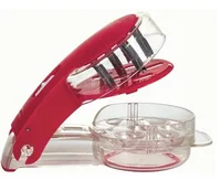 6 Hole Cherry Corer With Container Kitchen Tools 2