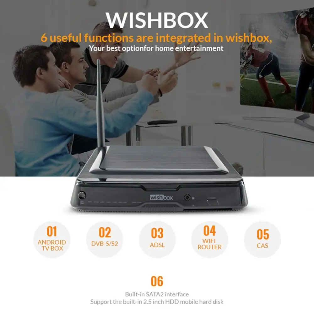 4K телеприставка DVB-S2 Android tv box Amlogic S812 четырехъядерный 2G+ 8G медиаплеер коробка с ИК-пультом дистанционного управления Портативный роутер