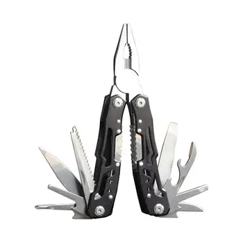 

402 Steel Multi-function Pliers Safe with Lock Combination Folding Knife Pliers Home Outdoor Emergency Tool Pliers
