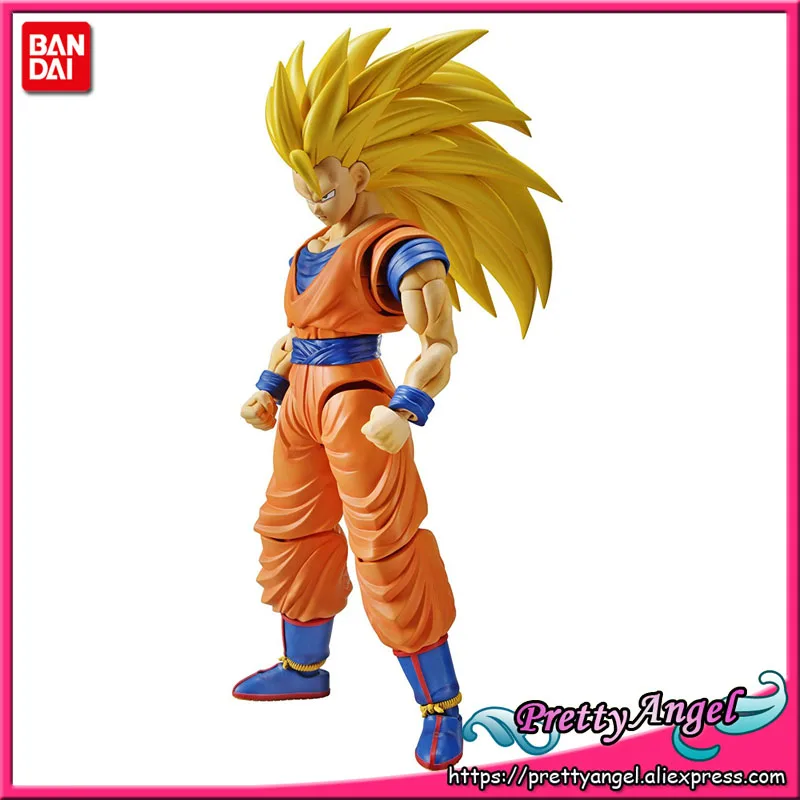 Подлинная BANDAI духи фигура-подъем стандартная сборка Dragon Ball Super Broly Супер Saiyan Gogeta Vegetto Goku фигурка - Цвет: SS 3 Son Goku