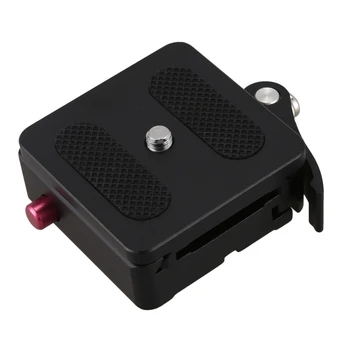 

Aluminum 1/4 inch & 3/8 inch Quick Release Plate + Clamp Adapter Mount W/Lock for Dslr Camera Tripod Monopod Ball Head Arca Swis