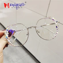 Винтажные женские негабаритные анти-синий светильник, очки, оптические очки, оправа для очков, мужские оправы для очков oculos de grau feminino