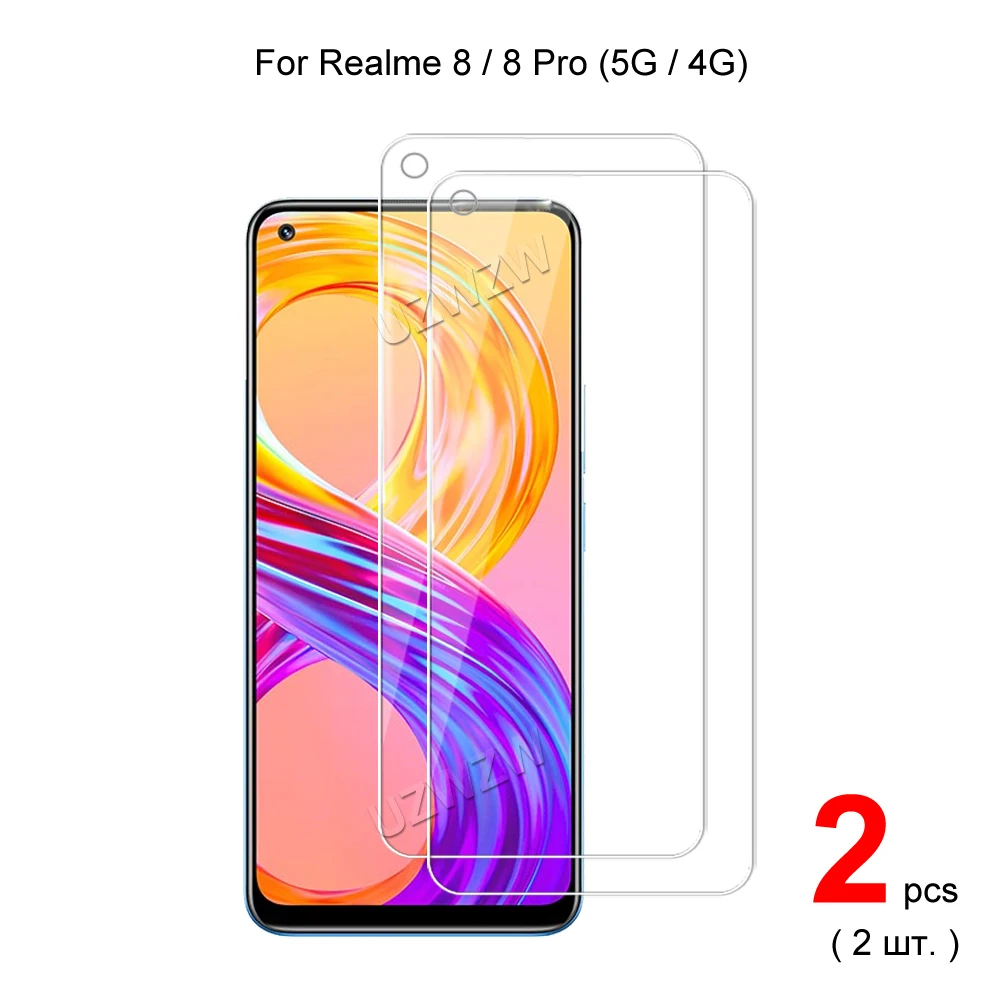 Защитная пленка для экрана из закаленного стекла Realme 8 pro / ( 4g/5g) | Мобильные