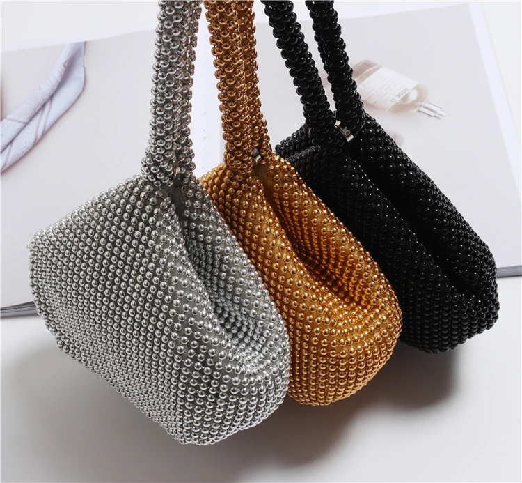 Ручной жемчужные сумочки Lady beaded сумка Для женщин вечерние Винтаж сумочка маленькая сумка с клапаном мини сумка через плечо