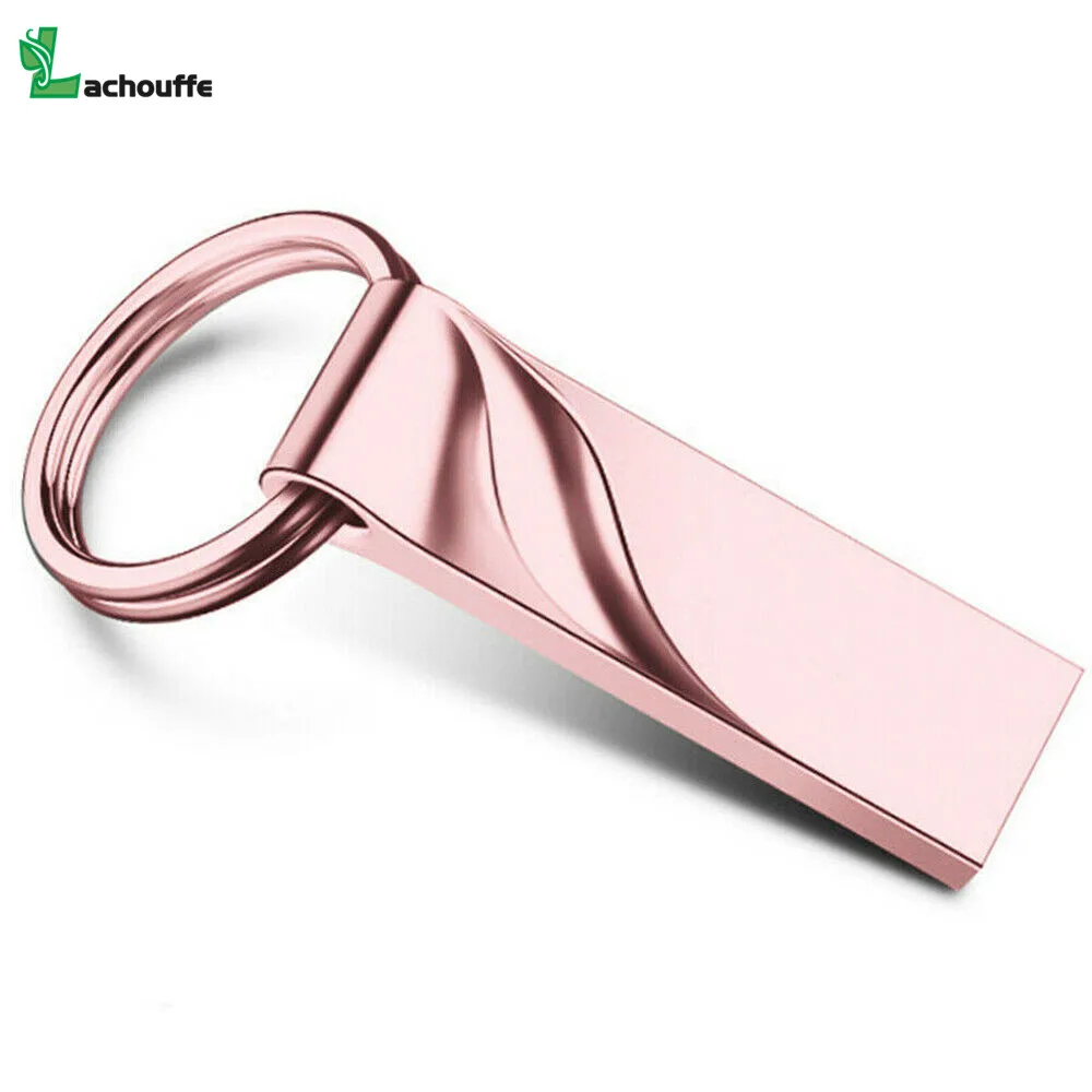 실버 usb 플래시 드라이브 64GB 32GB 16GB 8GB 4GB 펜 드라이브, 방수 금속 실버 usb 플래시 드라이브