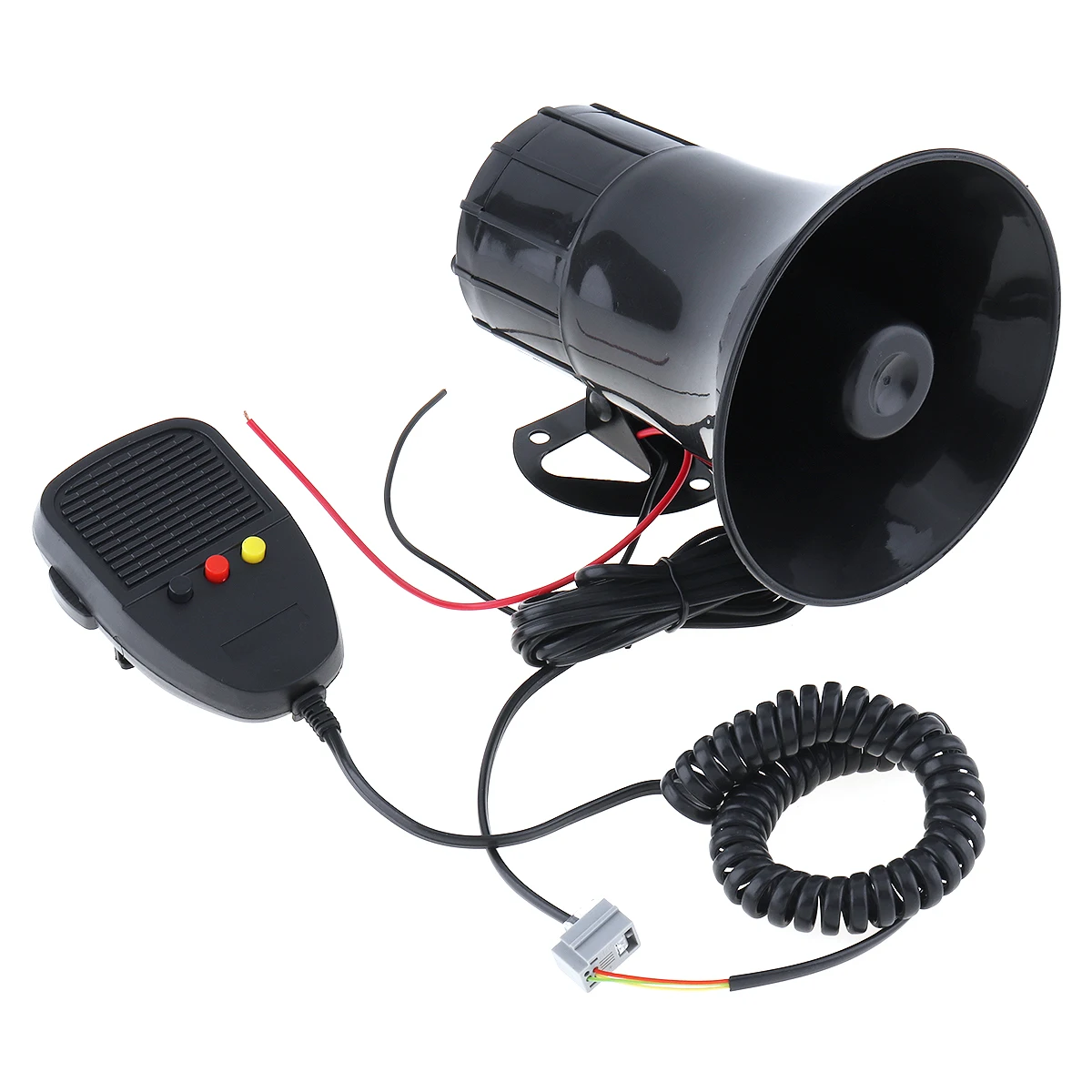 12V 100W 3 Звуки Автомобильный Электронный Предупреждение сирена мотоцикла сигнальные гудки пожарных громкоговоритель скорой помощи голосовые подсказки с микрофоном Bluetooth для автомобилей