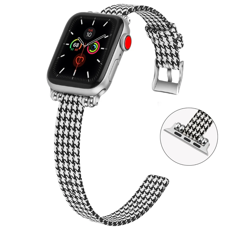 Нейлоновый ремешок для apple watch band 5 4 44 мм 40 мм ремешок для часов correa iwatch 3 42 мм 38 мм браслет на запястье bellt аксессуары для apple watch