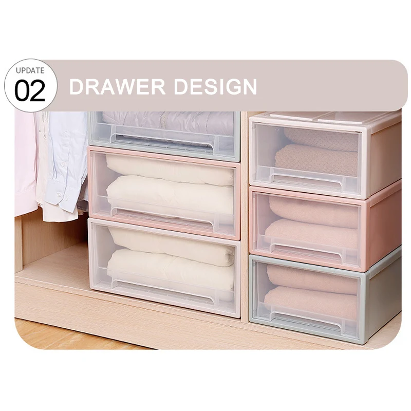 

Storage Box Case Organizers Drawer Portable Stackable for Bra Clothes Wardrobe WWO66