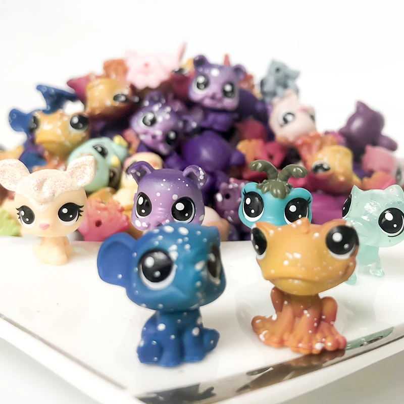 FGHGF 1 см LPS Pet shop The Cosmic Pounce Коллекция Серия 3 фигурка собака колли кошка животные свободные милые детские игрушки фигурка подарок Лпс куклы блайз игрушки для девочек кукла