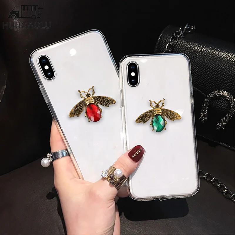 3D Diamond пчела чехол для Samsung Galaxy Note 10 Lite 8 9 S20 ультра S8 S9 S10 плюс S10E A5 A6 A7 A8 J4 J6 2018 2017