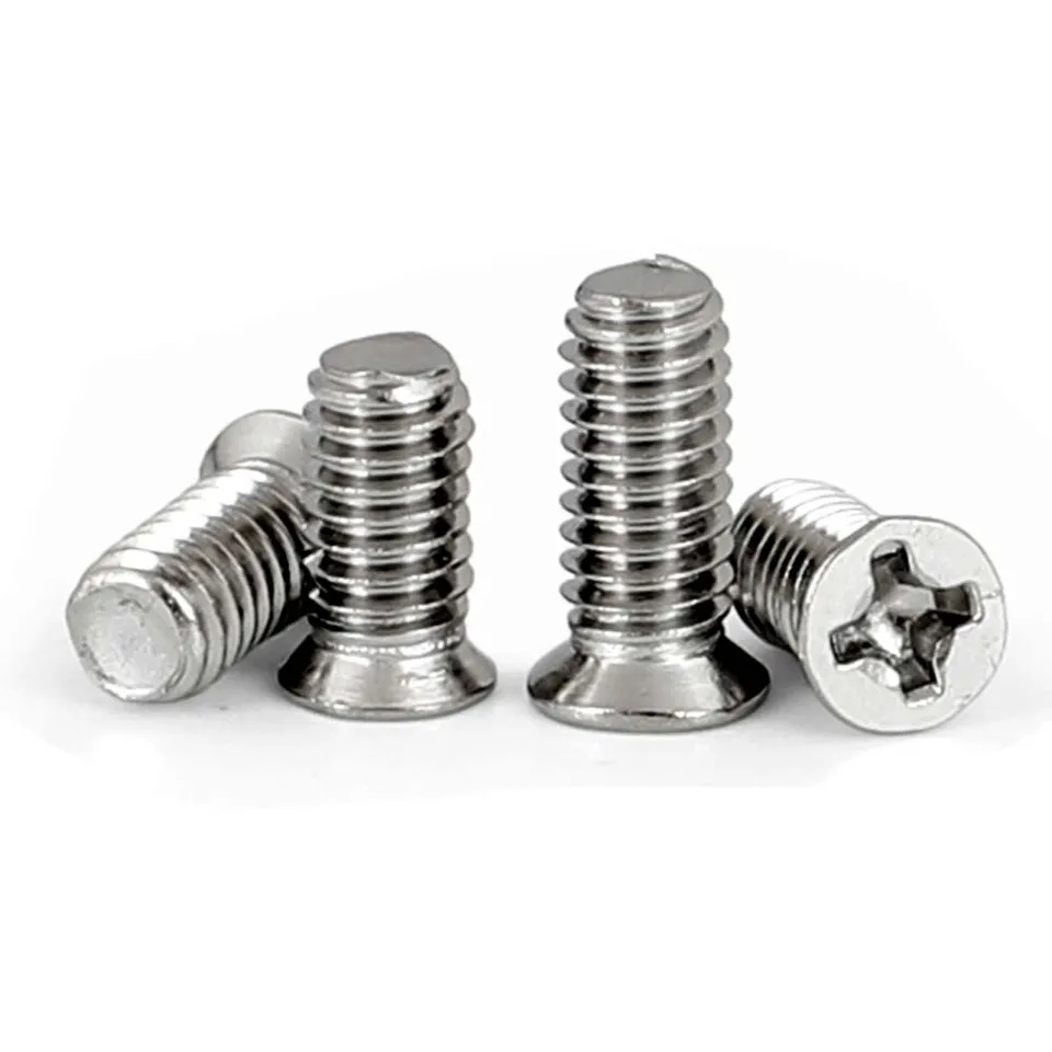 Viti Macchina Testa Piatta Svasata Phillips In Acciaio Inox 304 - Metriche M2 M2.5 M3 M4 M5 M6, Lunghezze 3-40mm