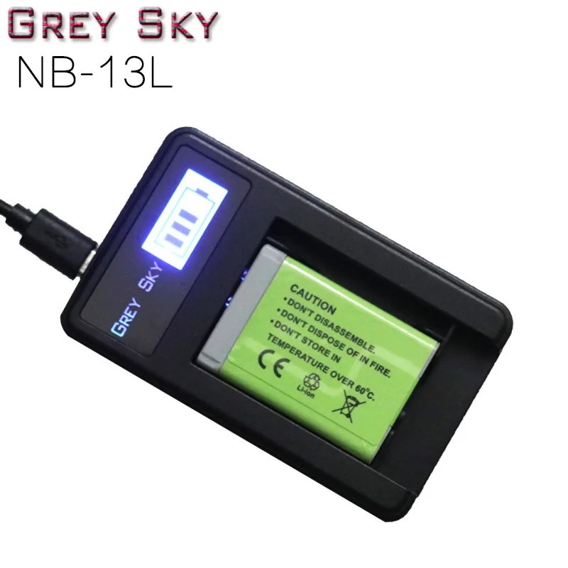 NB-13L NB 13L NB13L батарея+ ЖК USB зарядное устройство для Canon PowerShot G5X G7X G9X G7 X Mark II G9 X, SX620 SX720 SX730 HS