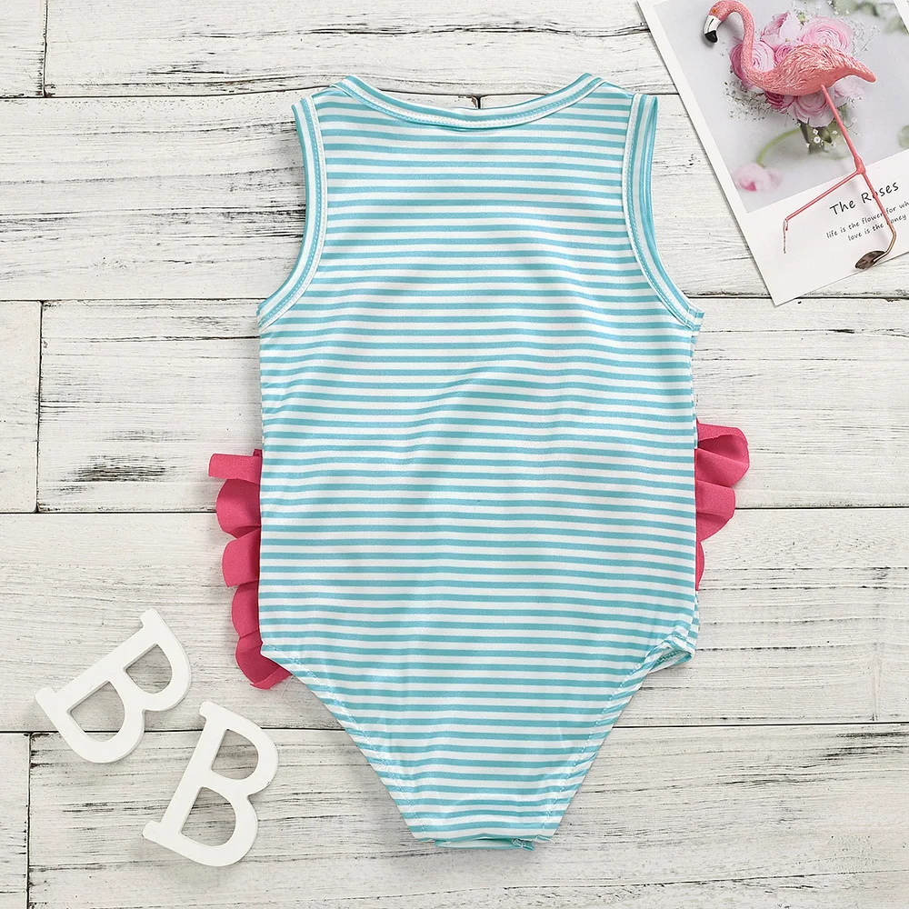 2019 New Arrivals Girls Swimwear 2-4Years Children Swimsuits One Piece Girls Swimming Suits Kids Bathing Suits Beachwear D35