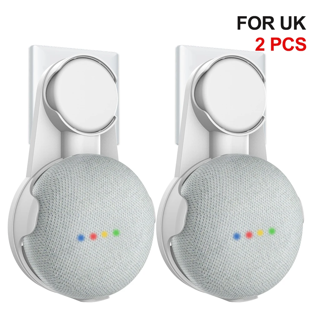 2 Piezas De Montaje De Pared De Salida Para Google Home Mini