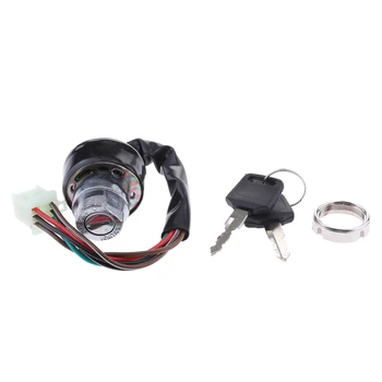 

Universal 3 Position Motorcycle Scooter Go-Kart 6 Wire Ignition Switch 2 Key