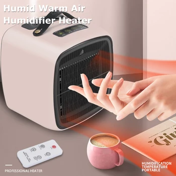 

Portable Air Conditioner Fan Cold Fan Warm Heater Machine Mini Humidifier Silent Two-speed Wind Mini Fan for Home Desk Fans