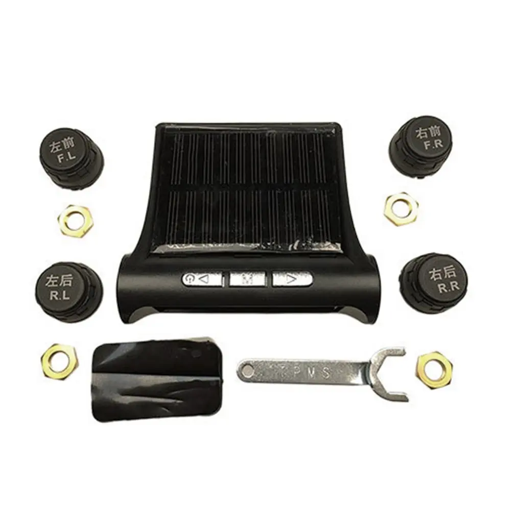 

External Tire Pressure Monitor System Universal Car Wireless Solar Tire Pressure Monitoring Instrument