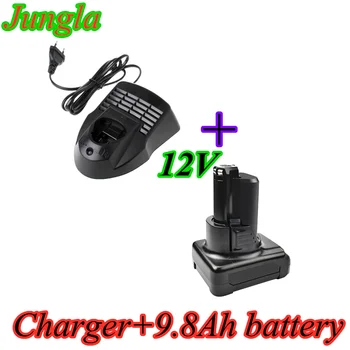 

2020 BAT411 Li-ion Battery 9800mAh For Bosch 10.8V 12V 4Ah BAT411 BAT412A, BAT413A 2607336996 Drill Li-ion Battery+10.8V charger