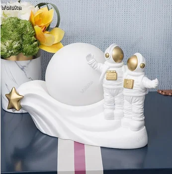 

Astronaut desk lamp household night light practical long light Nordic style bedroom bedside lamp decorative lamp CD50 W07