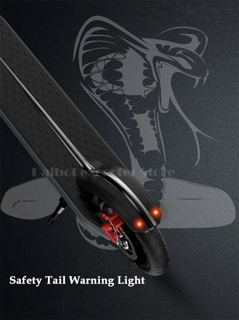 Kick Scooter For Adult Two Wheels Electric Scooters 8.5 Inch 300W Portable Foldable Electric Scooter 36V GrayWhite With APP (12)