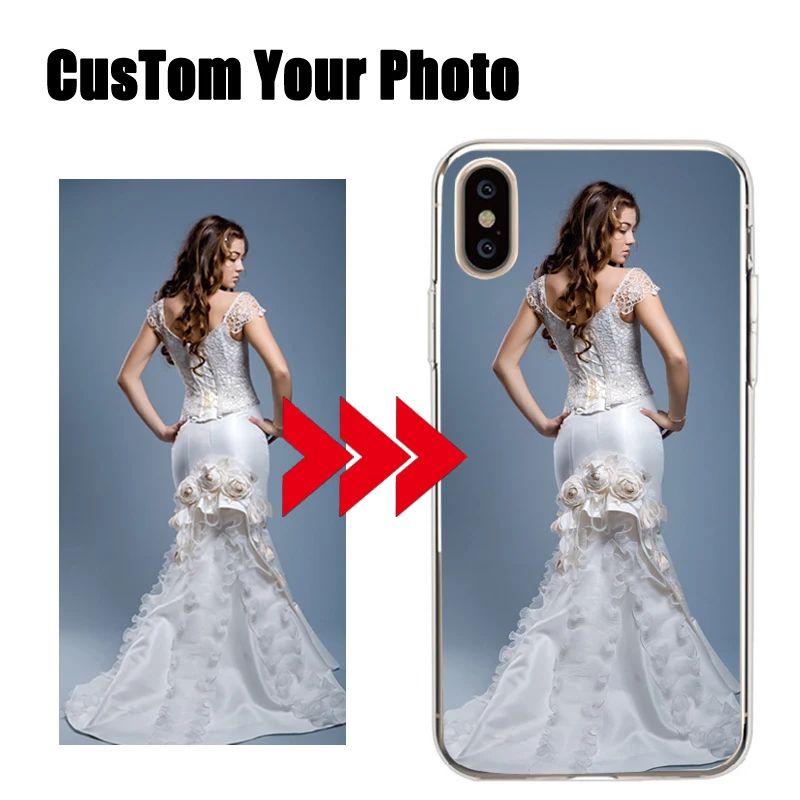 

DIY Pattern images Customized picture Custom made Photo Silicone Phone Case For iPhone11 pro 5 5s 6 6s plus se 7 8 X XS MAX XR