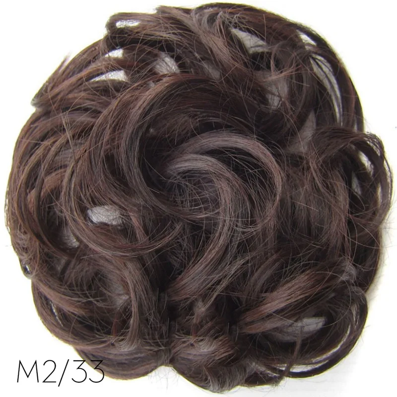 E Ladies High Temperature Filament Elastic Wave Curly Synthetic Hairpieces Wrap Hair Accessories For Women Girls - Цвет: XC0351A07