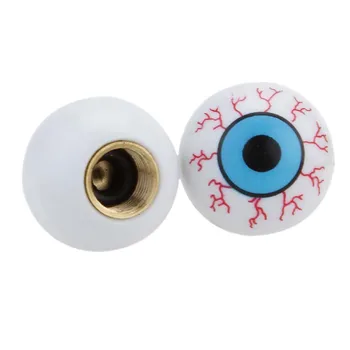 

2pcs Smile Face Ball Tire Valve Caps Lids / Valve Caps / Wheel Valve /Tire for Car Motos Bike