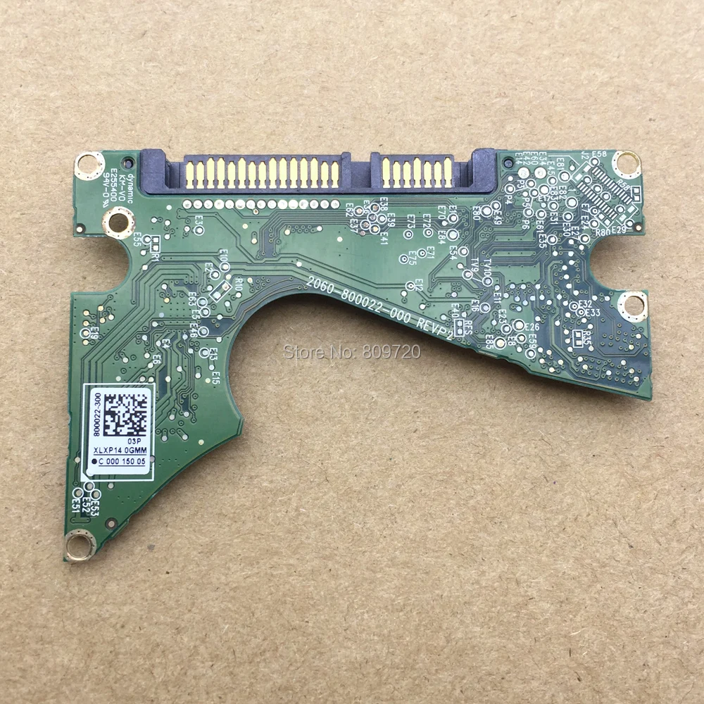 HDD PCB tarjeta lógica tarjeta de circuito impreso 2060-800022-000 REV P2 para WD 25 SATA Disco Dur