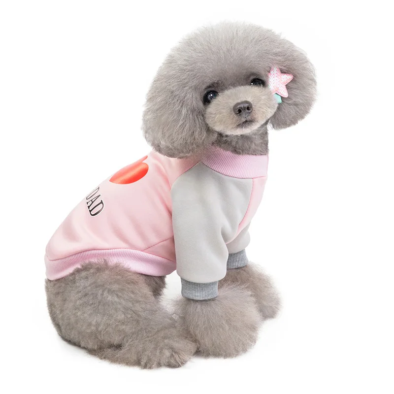Одежда для кошек для маленьких собак, я люблю маму и папу, одежда Teddy, теплое пальто для собак, толстовки для питомцев, одежда для собак, одежда для йоркширов, Ши-тцу, одежда для щенков