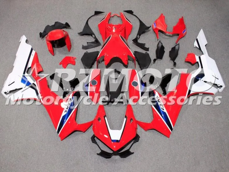 ABS мотоцикл обтекатели комплект Подходит для HONDA CBR1000RR 17 18 CBR1000 1000RR тела набор на заказ красный белый