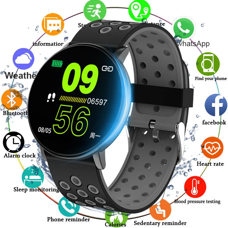 

2019 Sport Fitness Bracelet Cardio Bracelet Men Blood Pressure Smart Band Women Heart Rate Activity Tracker Wristband In Russian