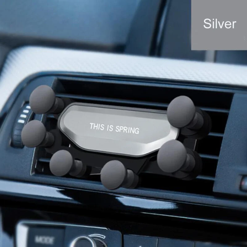 Универсальный гравитационный Автомобильный держатель для телефона Автомобильный держатель для вентиляции Автомобильный держатель для iPhone 8 X XS Max samsung Xiaomi держатель для телефона Подставка в автомобиль