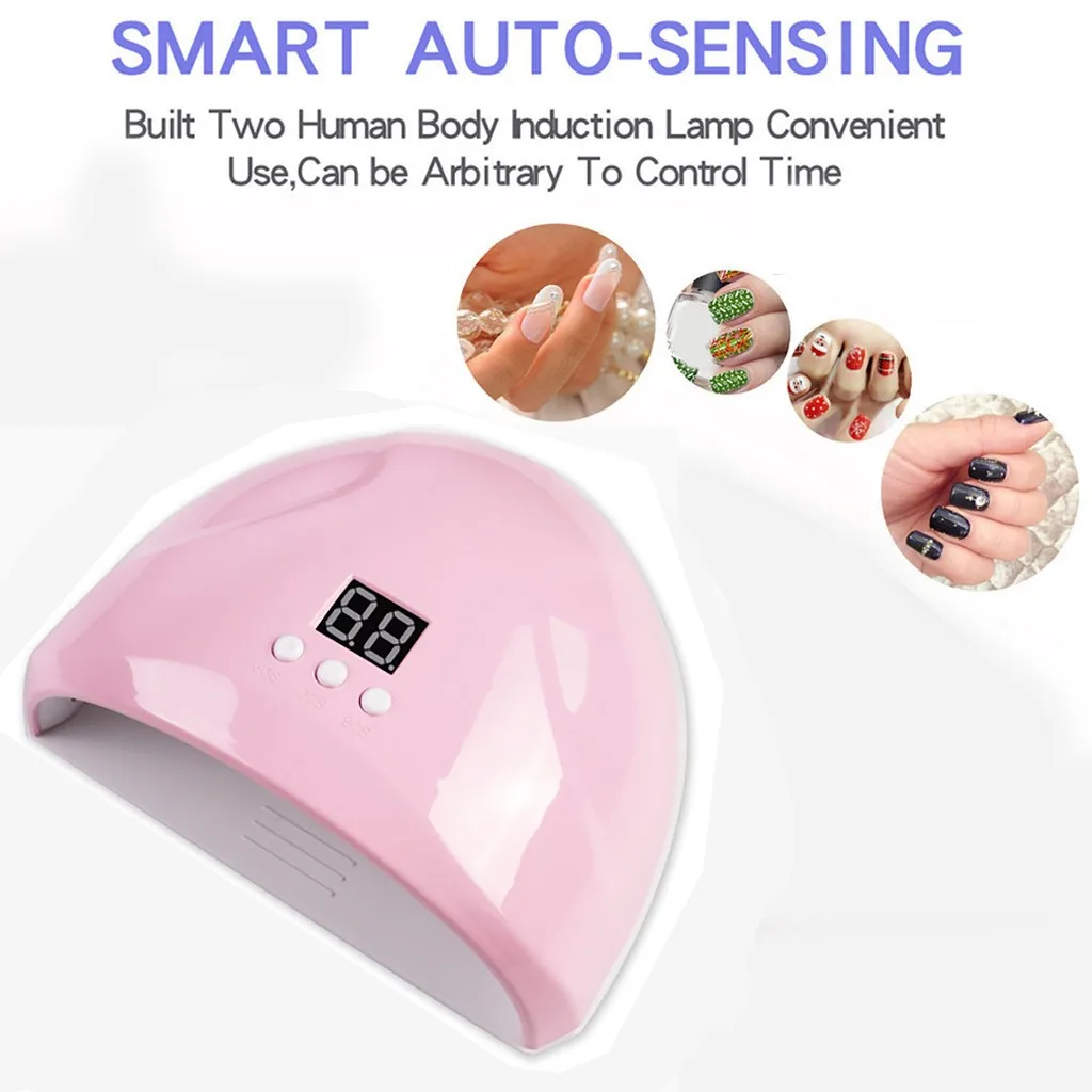 

Plus Nail Dryer LCD Display 36 W LED Dryer Nail Lamp UV LED Lamp for Curing Gel Polish Auto Sensingt Nail Gel Polish Dryer