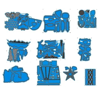 

Newest 02 Transparent clear stamp/coordinating die for DIY Scrapbooking/Card Making/Kids Christmas Fun Decoration Supplies
