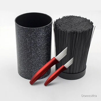 

Kitchen Knife Holder Utensils Tools Accessories PP Plastic Free Insert Knife Rack Holders Multi-function Household Accessories