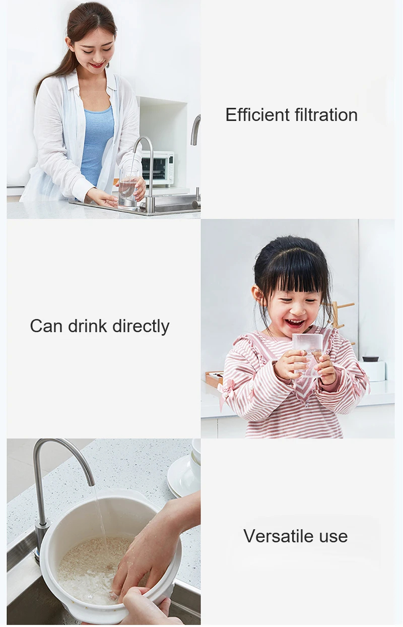 Xiaomi 1.3л/мин фильтры для воды очиститель для очистки воды техника для дома кухонные фильтры для воды 220 В 72 Вт очиститель воды для здоровья