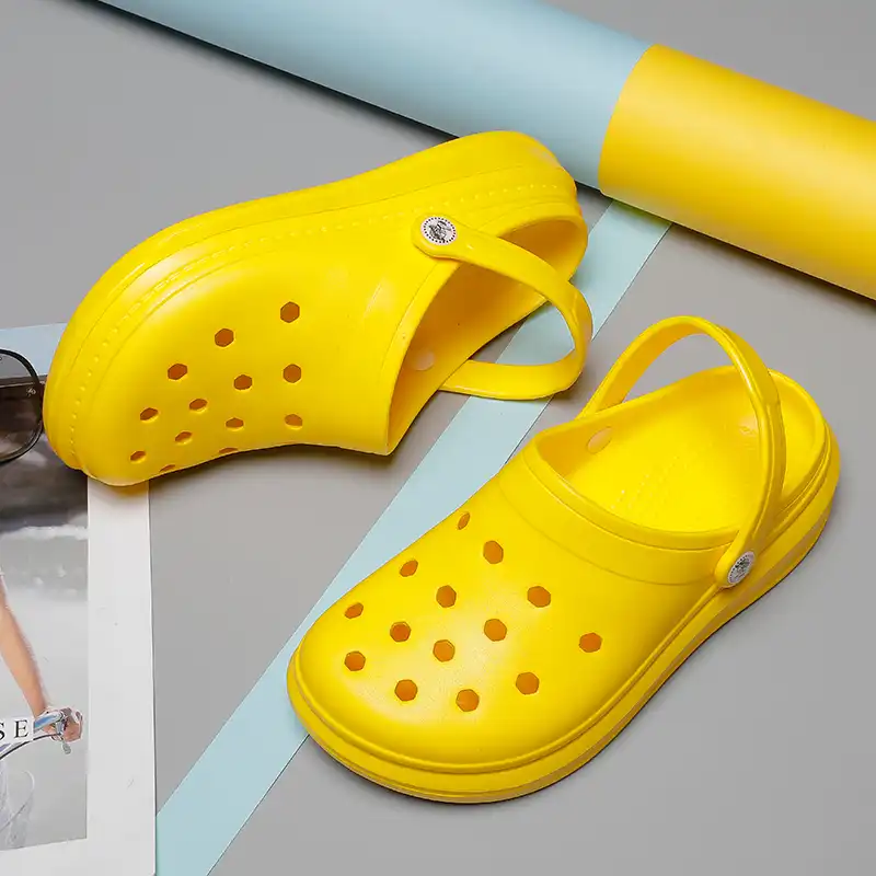rubber clogs with holes