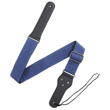 

ABGZ-Guitar Strap Widen Thicken Turn for Electric Guitar Ukulele Bass Accessories Parts with Pick Clip