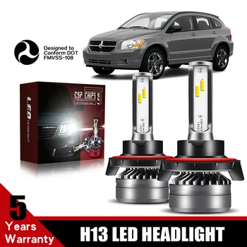 

2Pcs H13 9008 Black shell Led Headlight Bulbs LED Lamp 60W 6000K lamp Bulbs Light CSP chip Auto Fog Lights Car Accessories