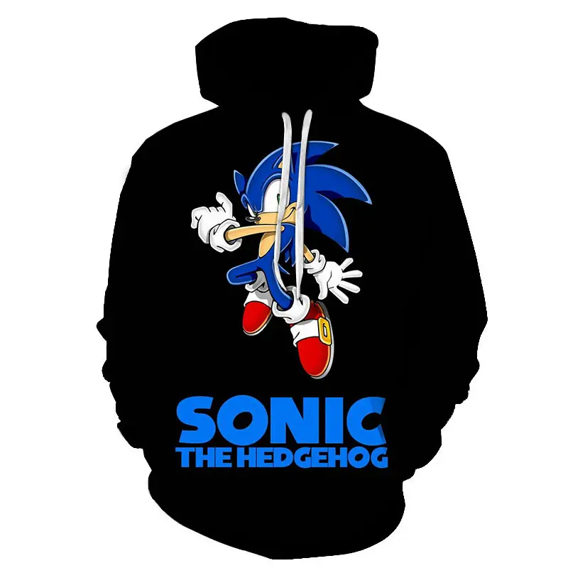 

New Arrival Anime Sonic the Hedgehog 3D Printed Hooded Sweatshirts Men Women Fashion Casual Pullover Funny Streetwear Hoodies