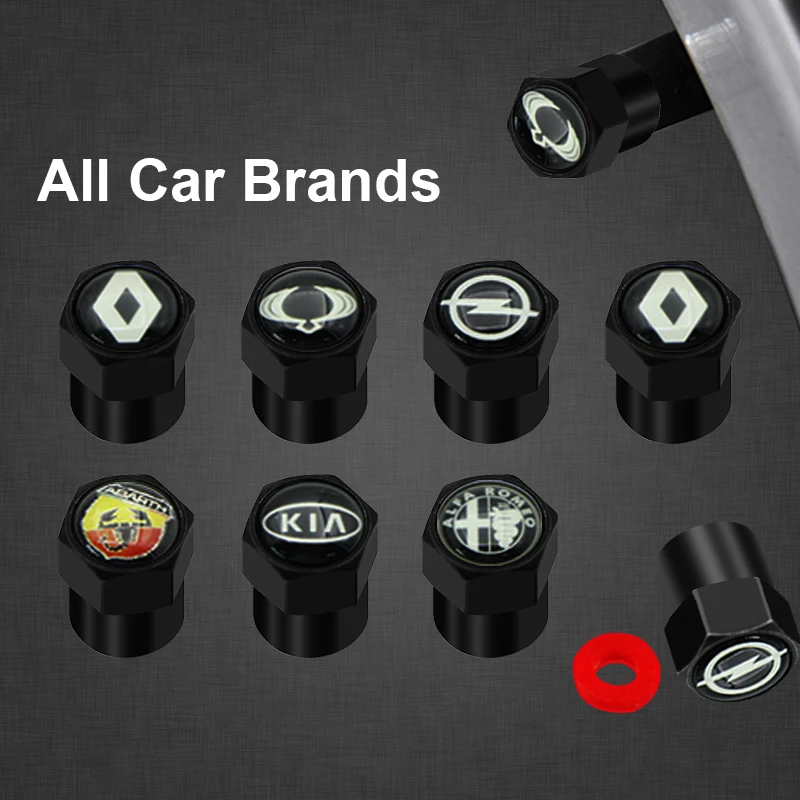 4 Uds de rueda de coche tapas de vástago de válvulas para neumático Decoración Para MINI Cooper Clubman R55 R56 compatriota R60 Paceman R61 R50 R53 R57